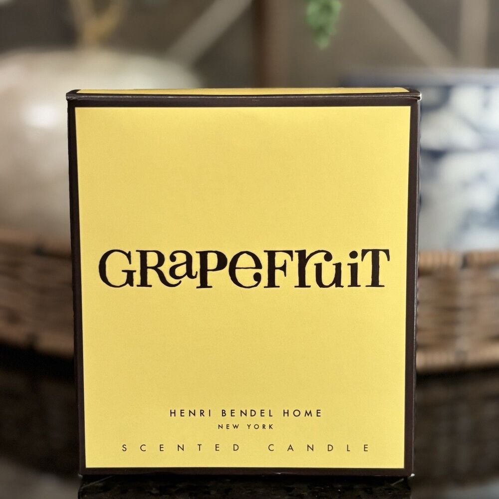 Henri Bendel New York Grapefruit Scented Candle 10oz/283g NEW in Box NIB